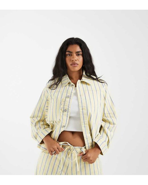Pieces Plus Natural Pieces Curve Denim Jacket