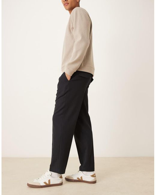 Mango Natural Wool Mix Tailored Trouser for men