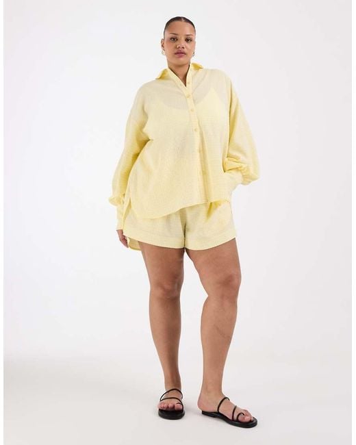 ASOS Natural Asos Design Curve Shirt