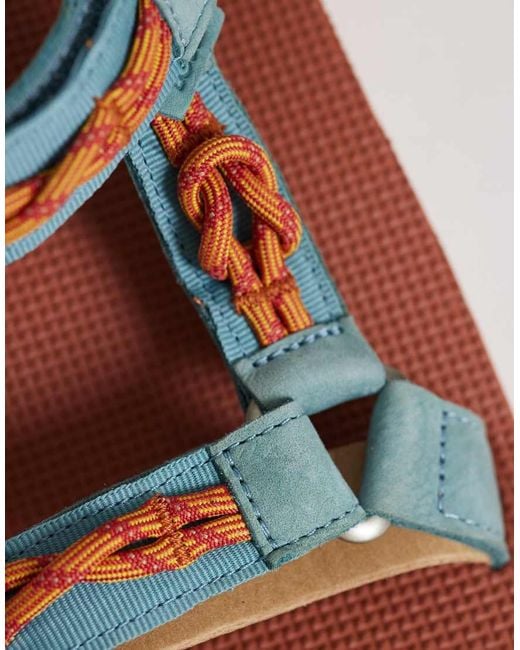 Teva Blue Midform Universal Knotted Sandals