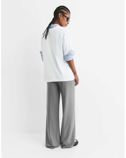 Pull&Bear White – elegante hose