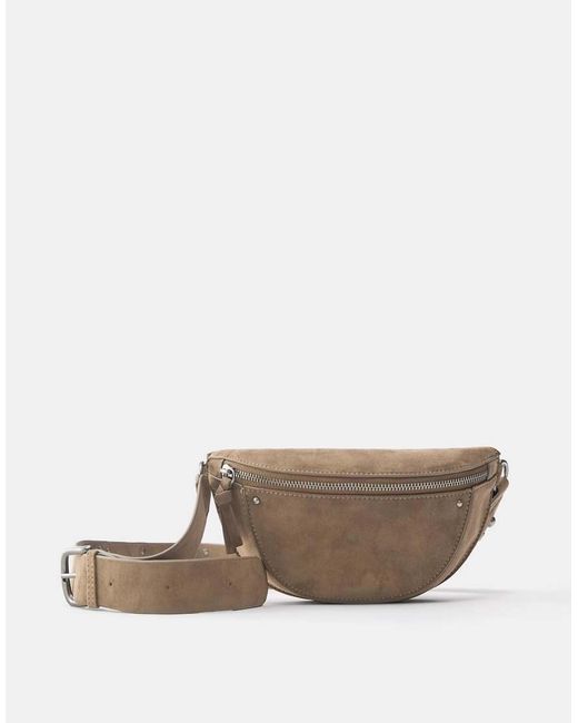 Pull&Bear White Studded Bum Bag