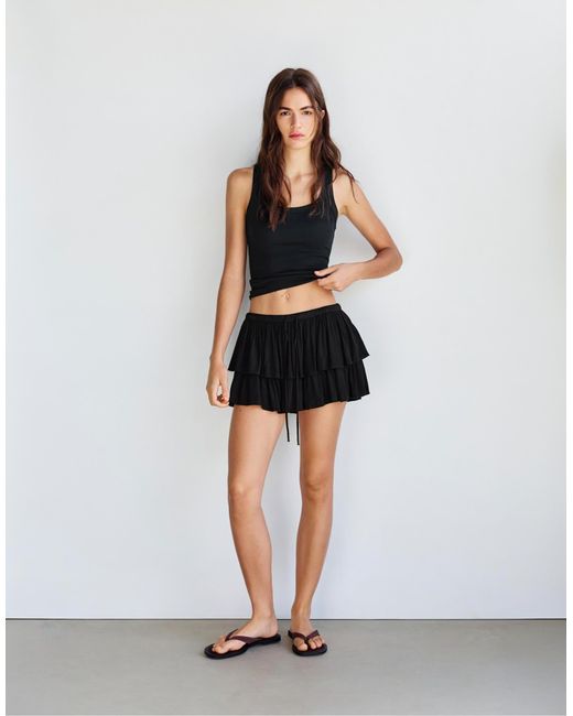 Pull&Bear Black – skort