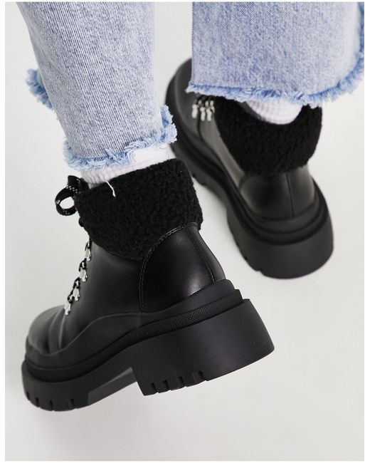 Truffle collection clearance heeled hiker boots