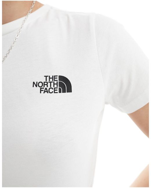 The North Face White Redbox Back Print T-shirt