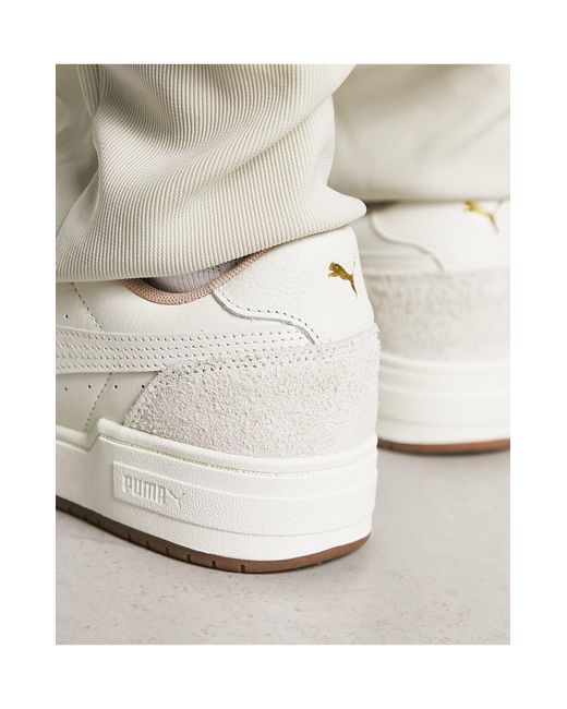 PUMA White Ca Pro Lux Prm Sneakers for men
