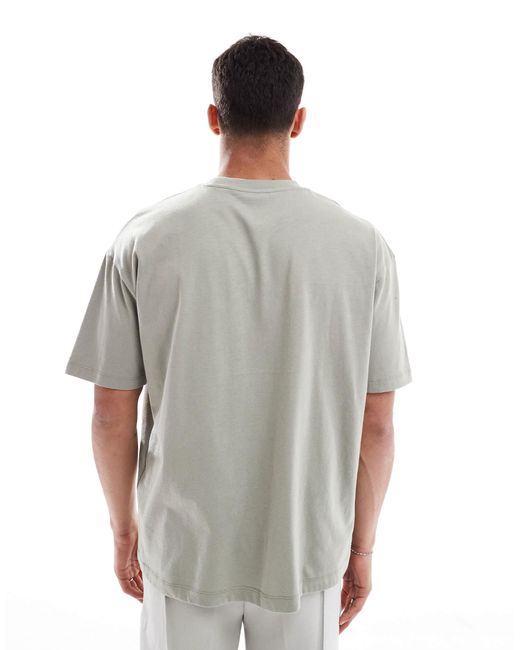 ASOS – 2er-pack basic-t-shirts in Gray für Herren