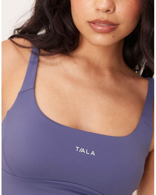 Top De Tirantes Con Cuello Ancho Skinluxe De Tala de color Purple