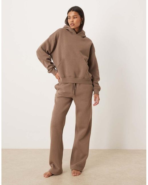 Gina Tricot Brown Co-Ord Relaxed Fit Hoodie