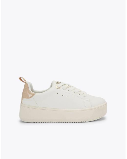 KG by Kurt Geiger White Lighter Lace Up Trainers