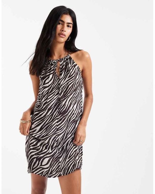 Superdry White Beach Cami Mini Dress