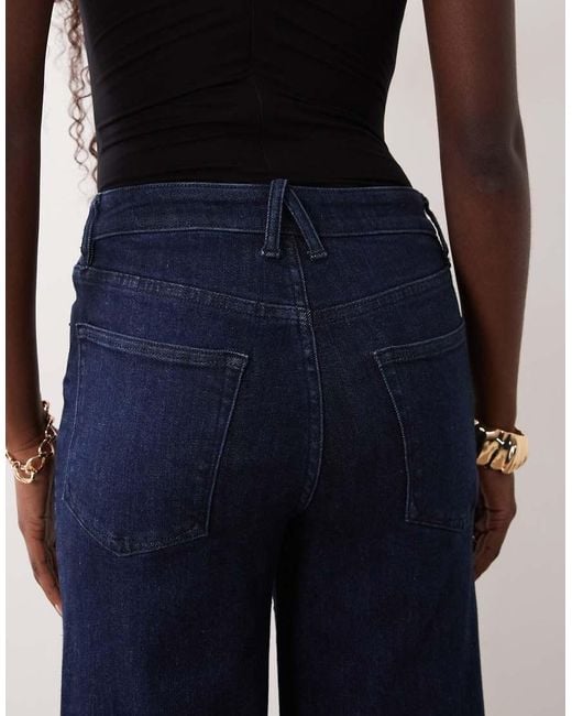 GOOD AMERICAN Blue Good Waist Palazzo Jeans
