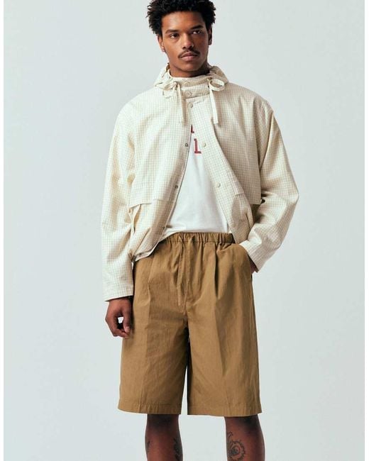 ASOS White Long Length Jorts for men
