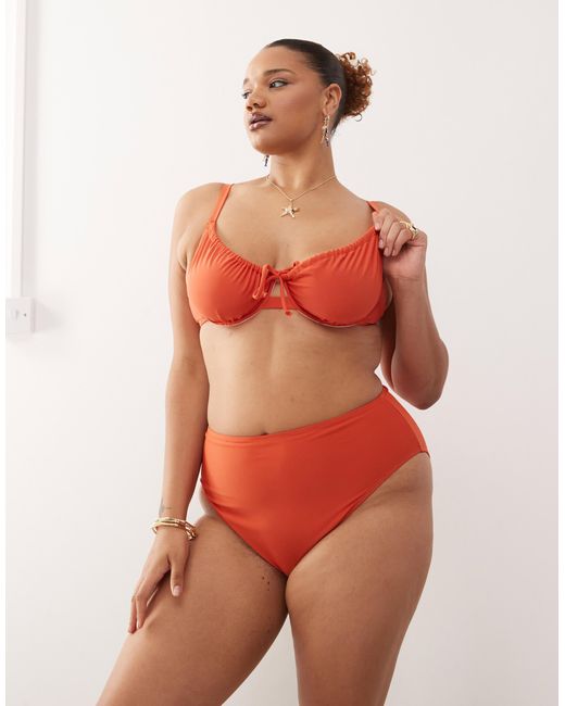 Curve - bas Collusion en coloris Orange