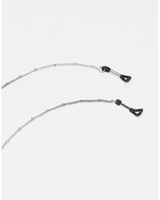 ASOS White Sunglasses Chain With Dot Dash Design