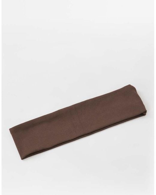 4505 White Icon Yoga Wide Headband