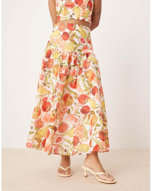 Forever New Pink Midaxi Skirt