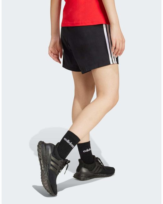 Adidas Originals Black – essentials – baumwoll-shorts