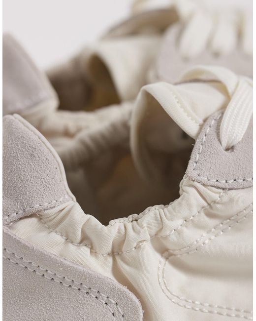Mango White – flache sneaker-pumps