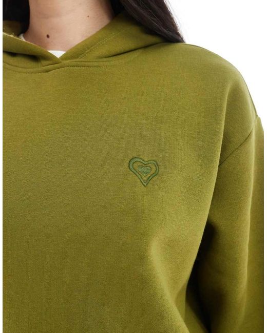 Miss Selfridge Green Oversized Hoodie Co Ord