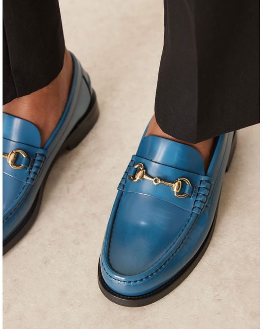Walk London Black Dalston Trim Loafer for men