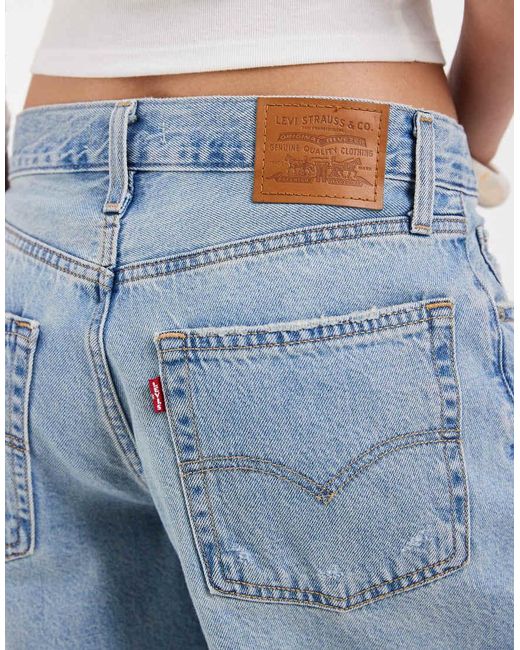 Levi's Blue baggy Dad Jort