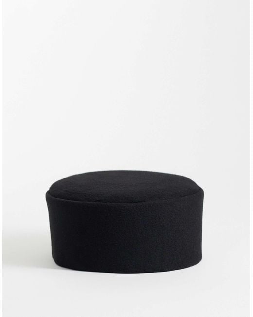 ASOS Black Pillbox Hat