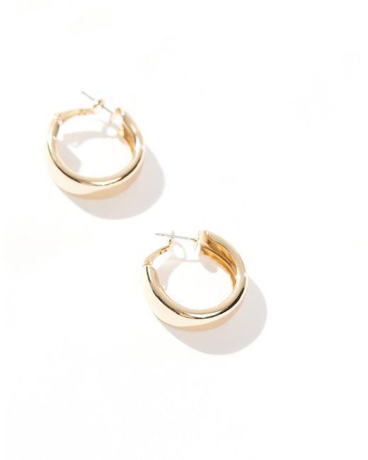 SVNX Black Hoop Earrings