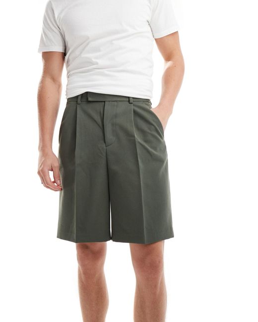 ASOS – elegante shorts in Green für Herren