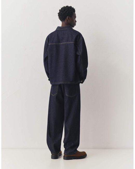Jean baggy Pull&Bear pour homme en coloris Blue