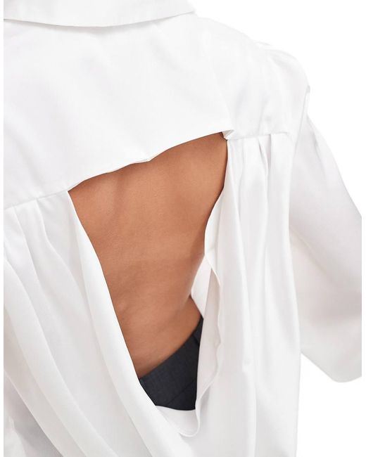 asos silk top