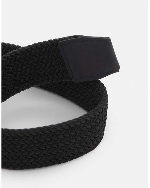 Pull&Bear Blue Braided Belt for men