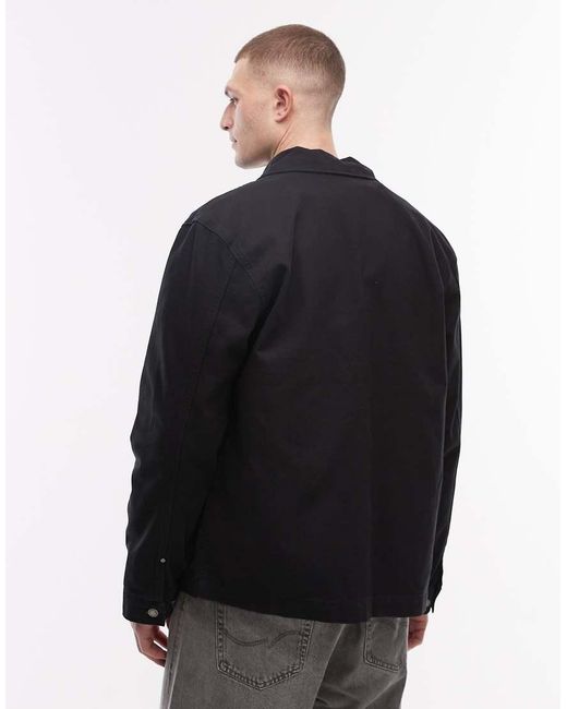 Dickies Black Unlined Canvas Barn Jacket for men