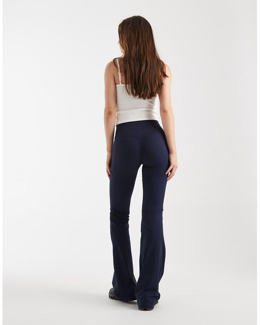 Cotton On Blue Ultra Luxe Invisible Scrunch Flare leggings