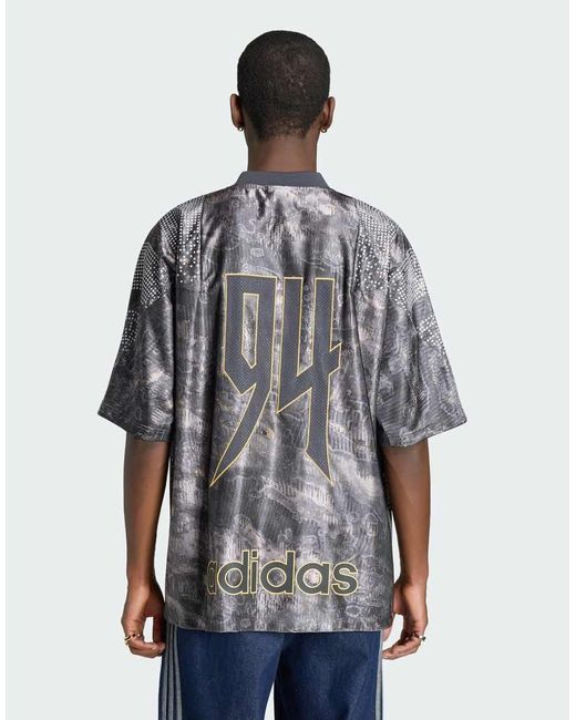 Adidas Originals Gray Adilenium Season 5 Eqt Jersey for men