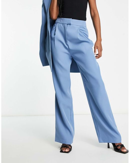 Pantalon d'ensemble ajusté 4th & Reckless en coloris Blue