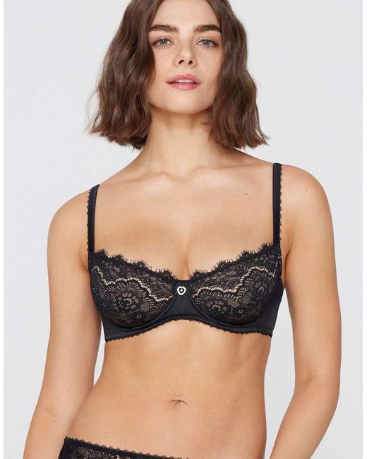 Tezenis Black Paris Dark Romance Balconette Bra