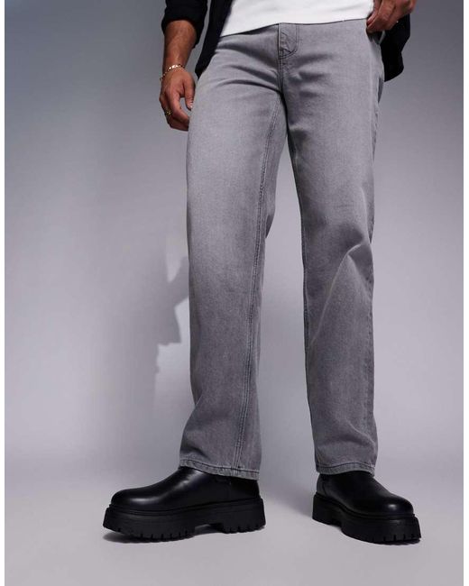 Botines Chelsea Negros Con Suela Gruesa De ASOS de hombre de color Black