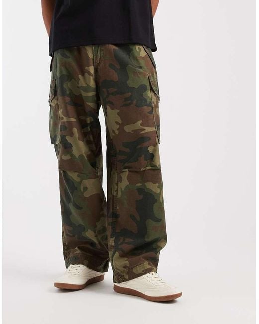Levi's Green Baggy Field Cargo Trousers for men