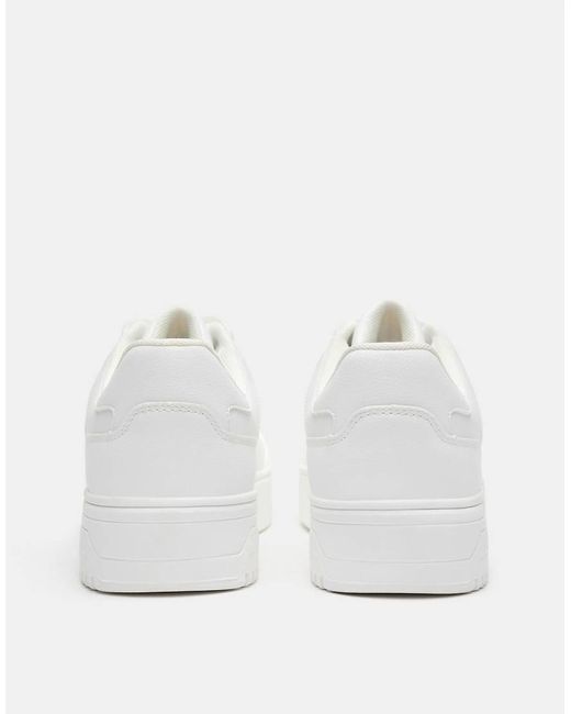 Pull&Bear White Chunky Sole Trainers for men