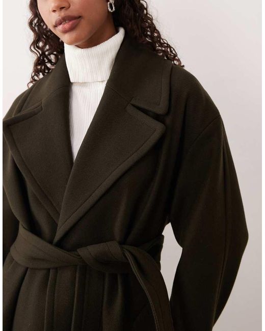 Mango Black Tailored Tie Waist Coat