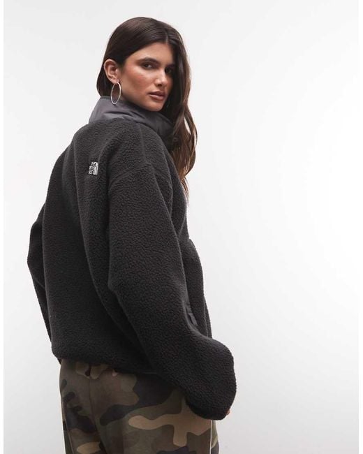 The North Face Black Cragmont Snap Button Fleece