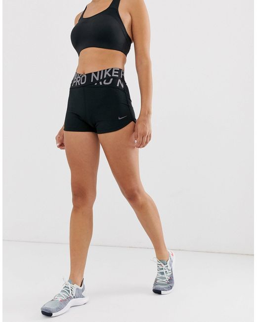 Nike Nike – Pro Training – e Shorts mit überkreuztem Bund in Schwarz | Lyst  AT