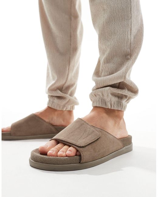Schuh – samuel – sandalen aus wildleder in Natural für Herren