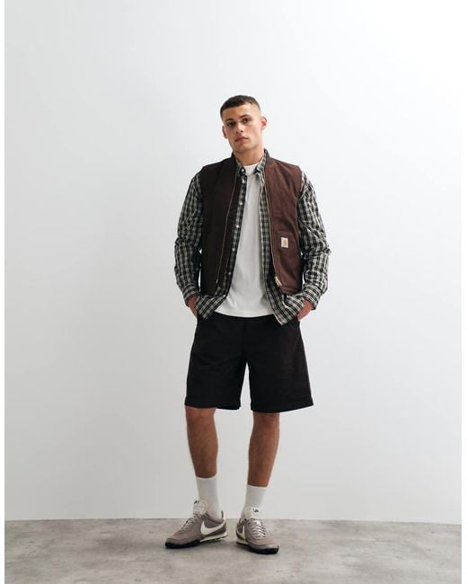 Carhartt Gray Floyde Shorts for men