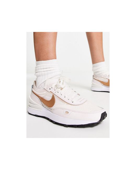 Nike White – waffle one mesh – sneaker