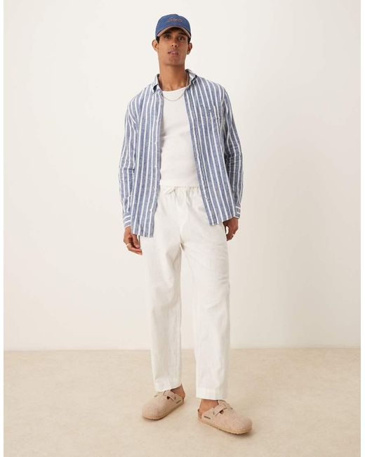 Camicia Regular Fit di Gant in Blue da Uomo