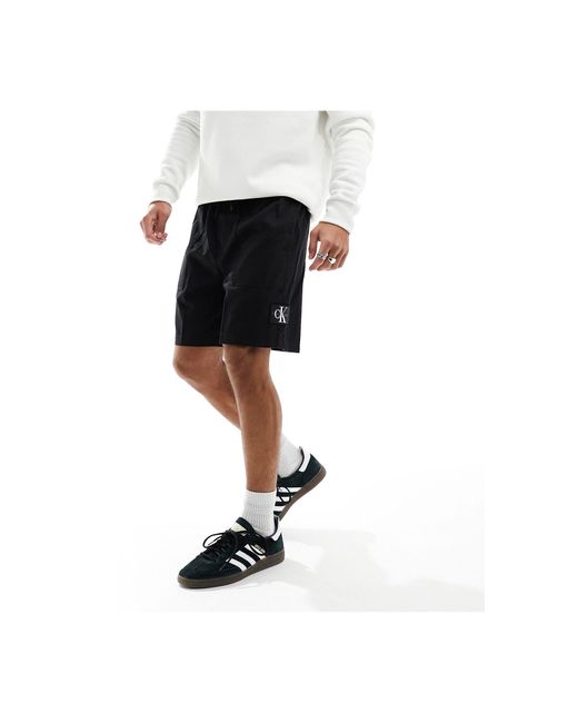 Pantalones cortos negros Calvin Klein de hombre de color Black