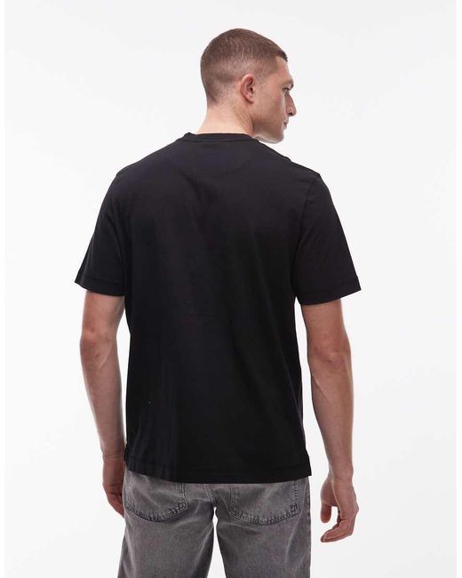 Paul Smith Black Floral Line Drawing Print T-shirt for men