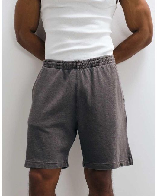 Carhartt White Harper Sweat Shorts for men